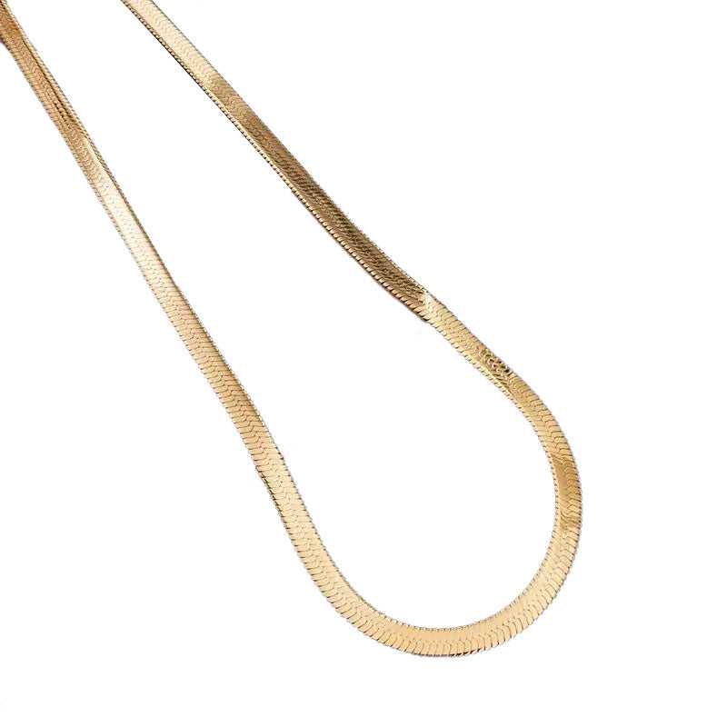 Colar Feminino Estilo Minimalista Banhado em Ouro 18K
