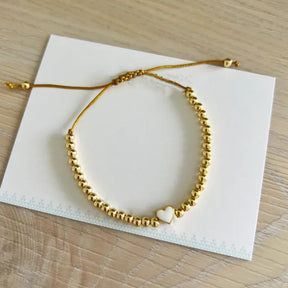 Pulseira Feminina Amor Banhado em Ouro 18K